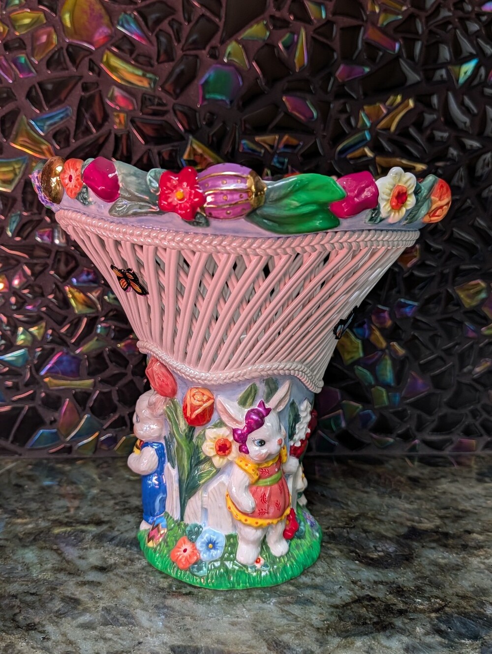 vintage CHRISTOPHER RADKO dapper hare vase